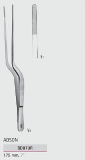 Пинцет Adson Forceps, bayonet-shaped BD870R